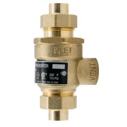 1/2 x 1/2 in. Bronze Union Sweat x Socket Weld Dual Check Valve with Atmospheric Vent