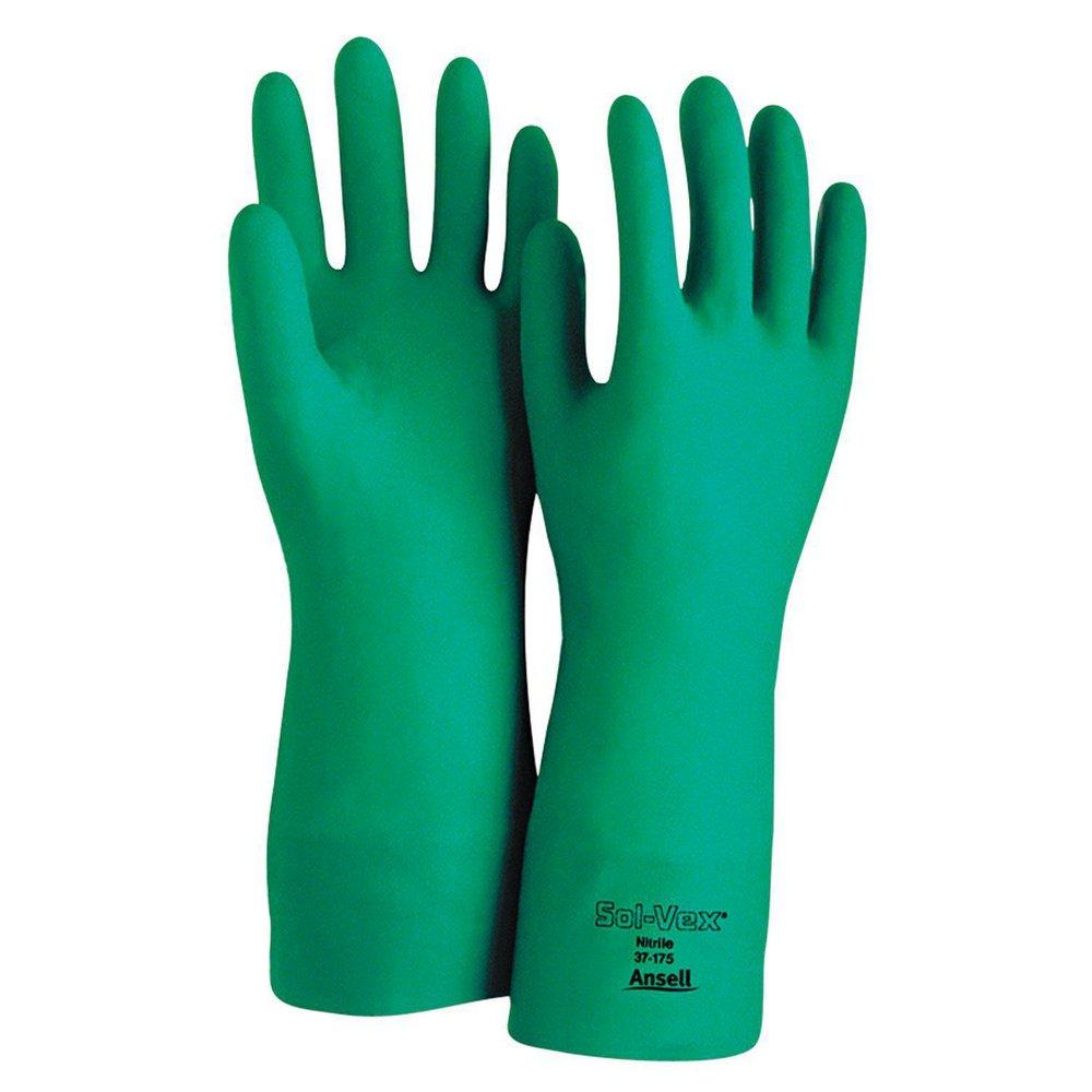 Ansell Occupational Healthcare Green Rubber Glove in Green 