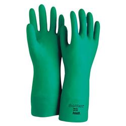 Size 9 Rubber Glove in Green