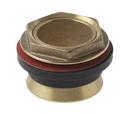 Closet Spud Assembly in Brass
