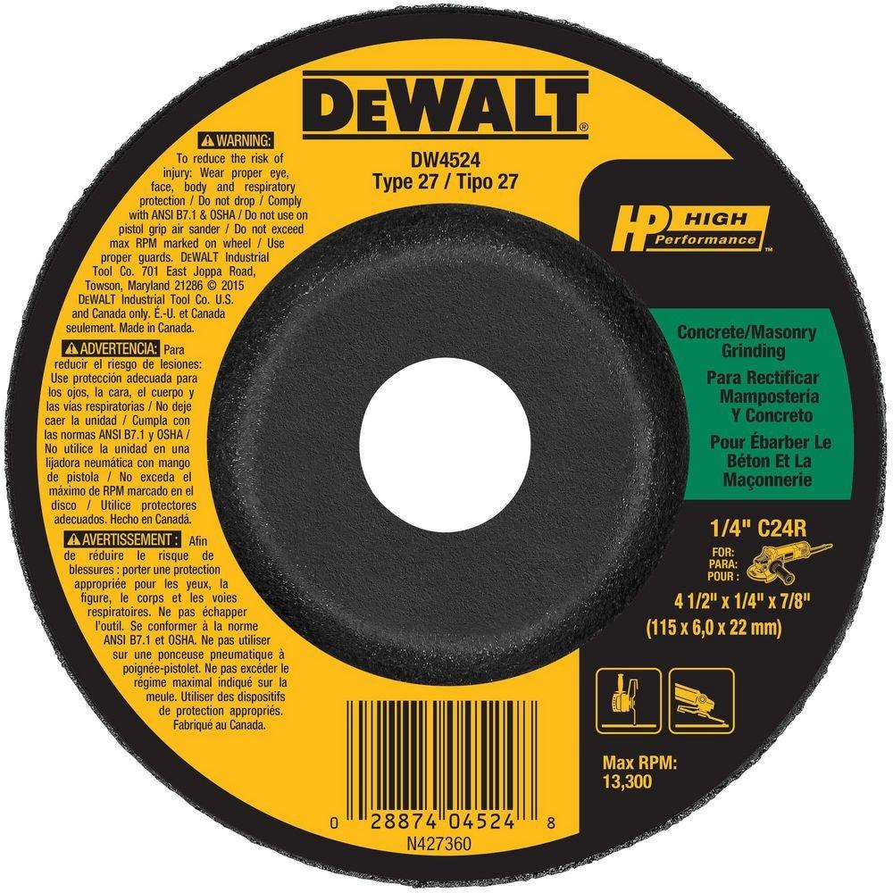 DEWALT Yellow Silicon Carbide Grinding Wheel 