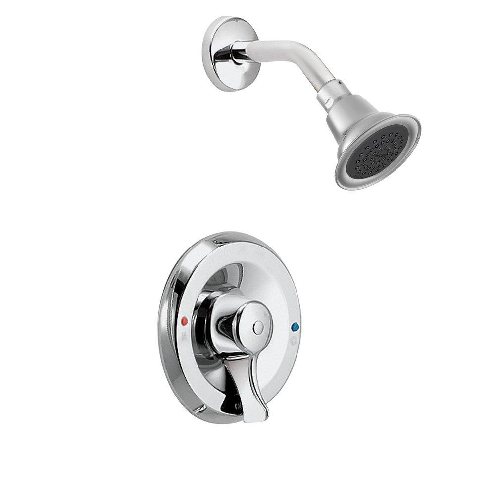 Moen Polished Chrome 2.5 gpm Pressure Balancing Shower Faucet with Single Lever Handle 