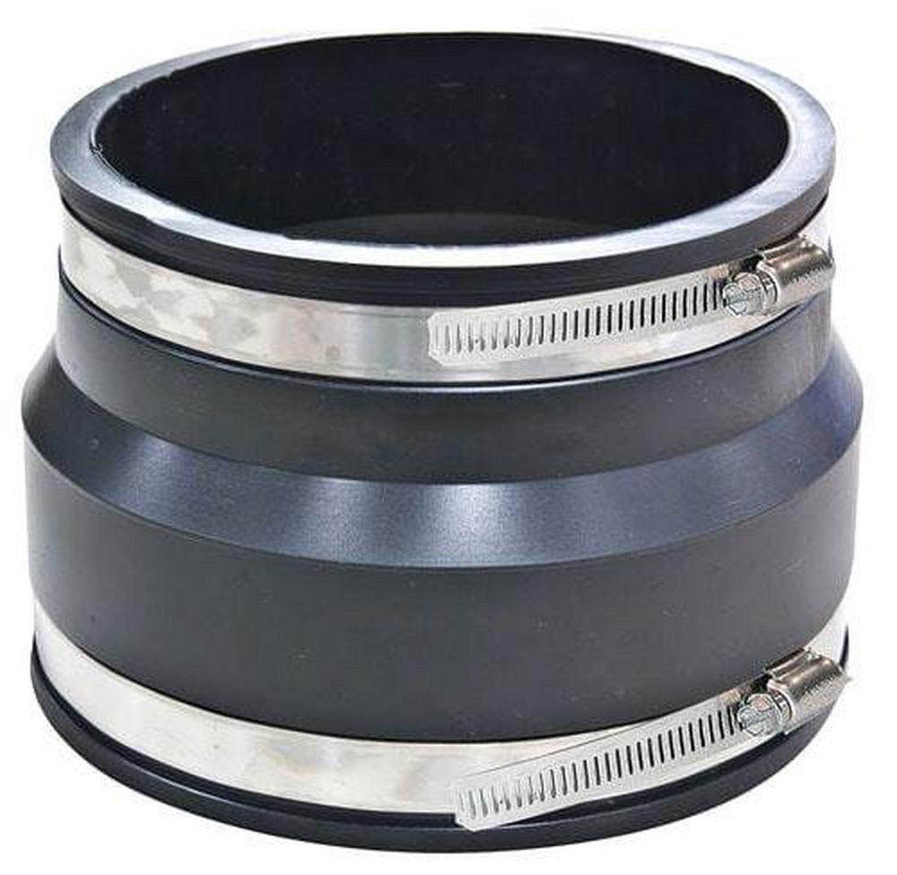 Fernco Clay x Asbestos Cement Fiber and Ductile Iron Flexible Coupling 