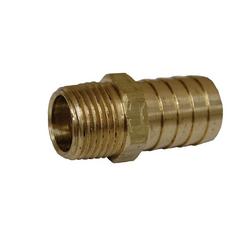 5/8 x 3/4 in. Barbed x MIPT Brass Reducing Adapter