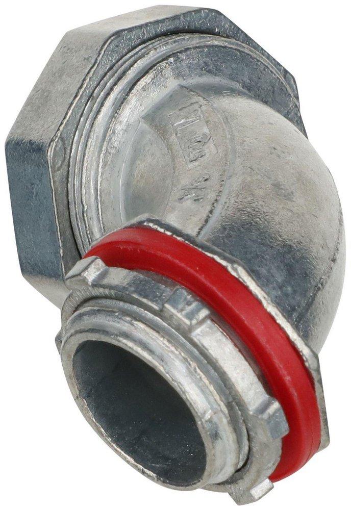 DiversiTech® Metallic Liquid Tight 90 Degree Connector 