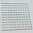 DiversiTech&reg; White 48 x 24 in. Egg Crate Louvered Diffuser 