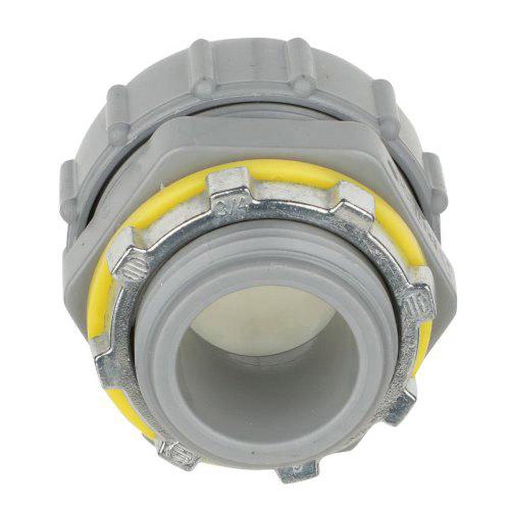 DiversiTech&reg; Grey Liquid Tight Straight Connector 