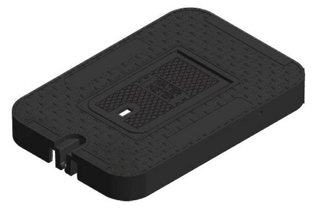 Carson Industries Black Plastic Flush Cover 