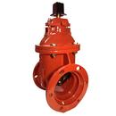 M&H Valve Flanged Ductile Iron Open Left Resilient Wedge Gate Valve 