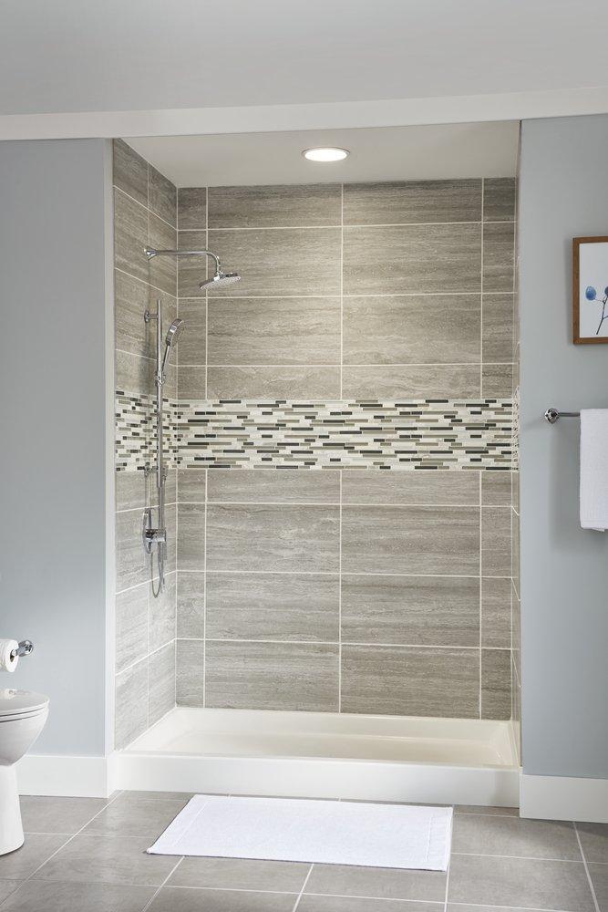 FIAT Products White 60 x 34 in. Shower Base 