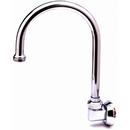 T&S Brass Silver Wall Mount Swivel Gooseneck Spout 