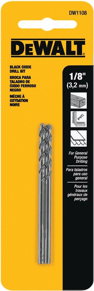 DEWALT 1/8 x 1/8 in. Round Twist 2 Piece 