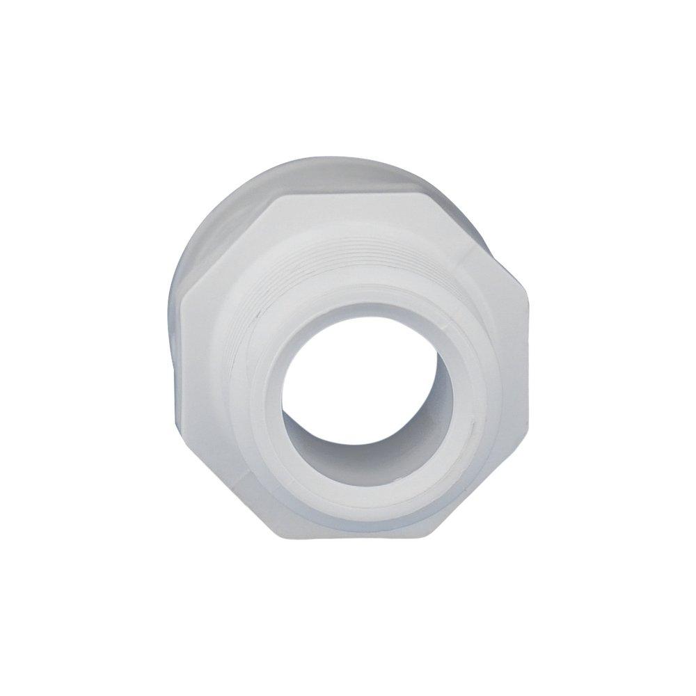 White PVC DWV Bushing 