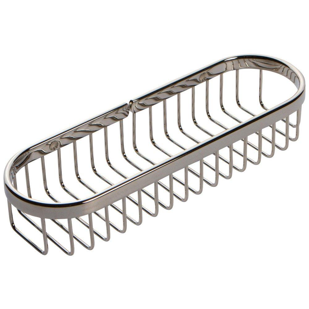 Ginger Polished Nickel 11 in. Basket 