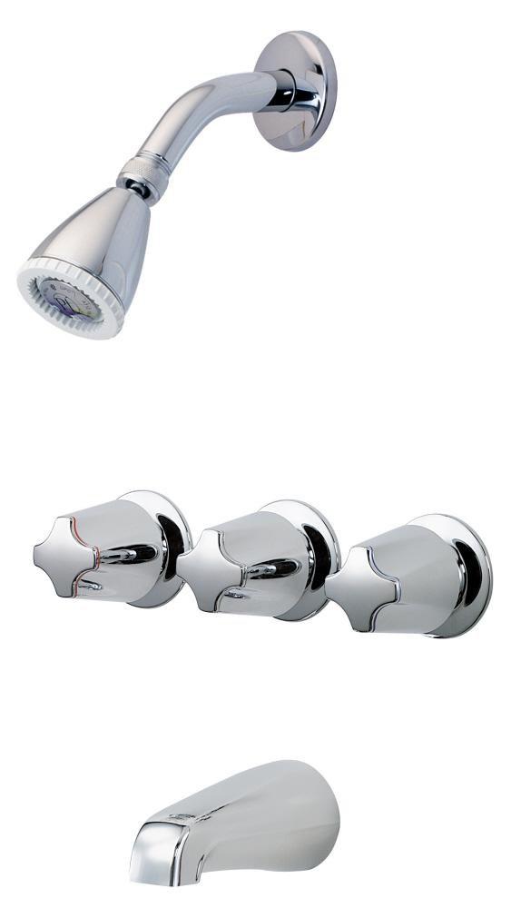 Pfister Polished Chrome Brass Trip Lever Drain in Polished Chrome 