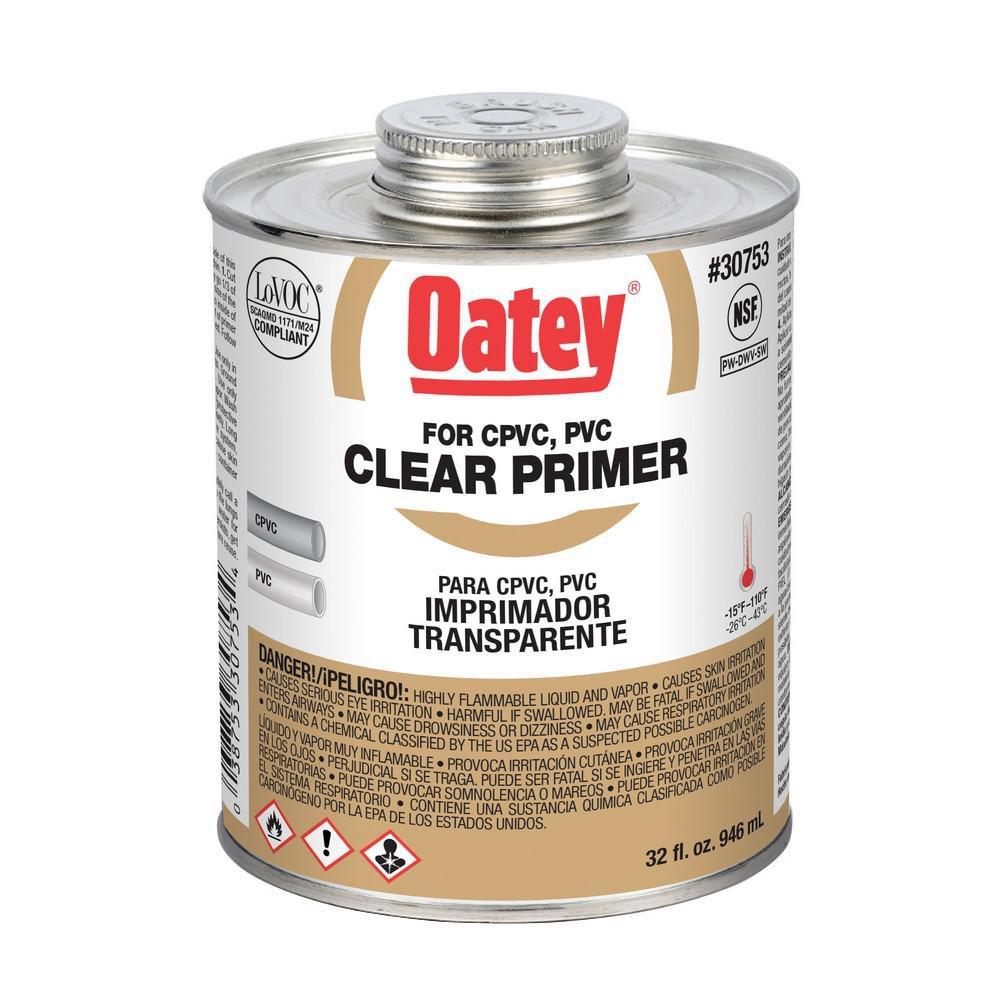 Oatey&reg; Clear PVC Clear Primer 