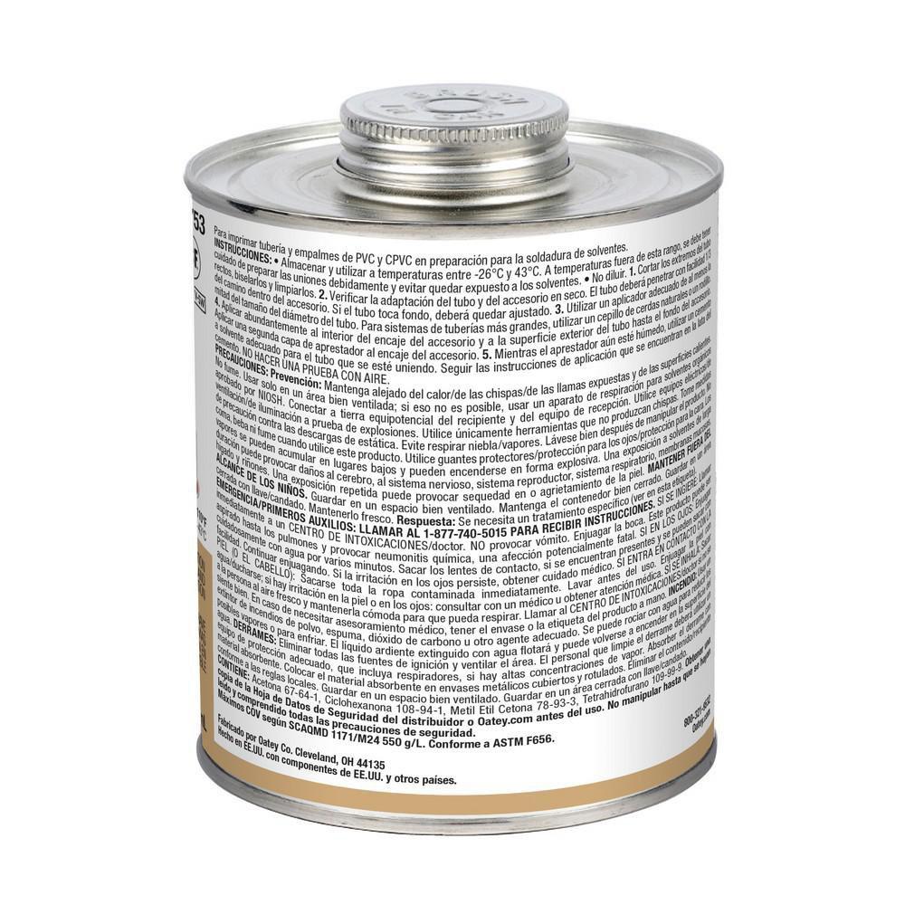 Oatey&reg; Clear PVC Clear Primer 