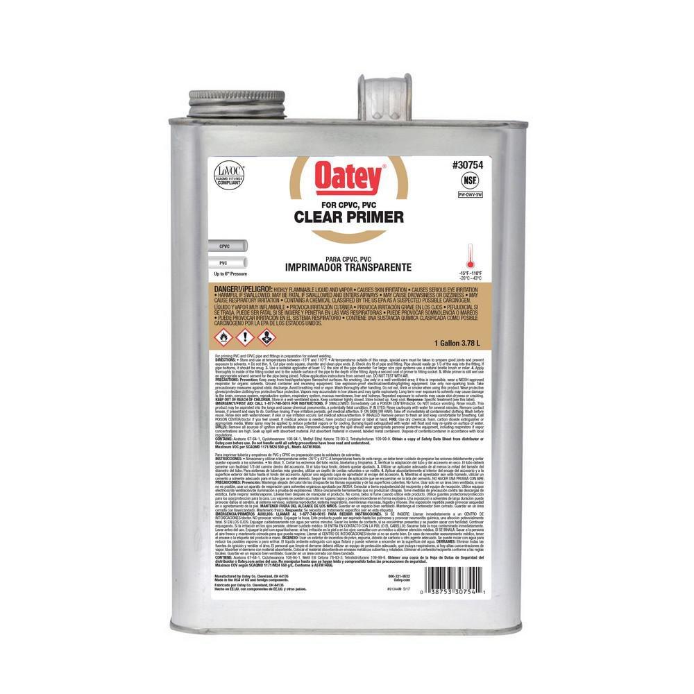 Oatey&reg; Clear PVC Clear Primer 