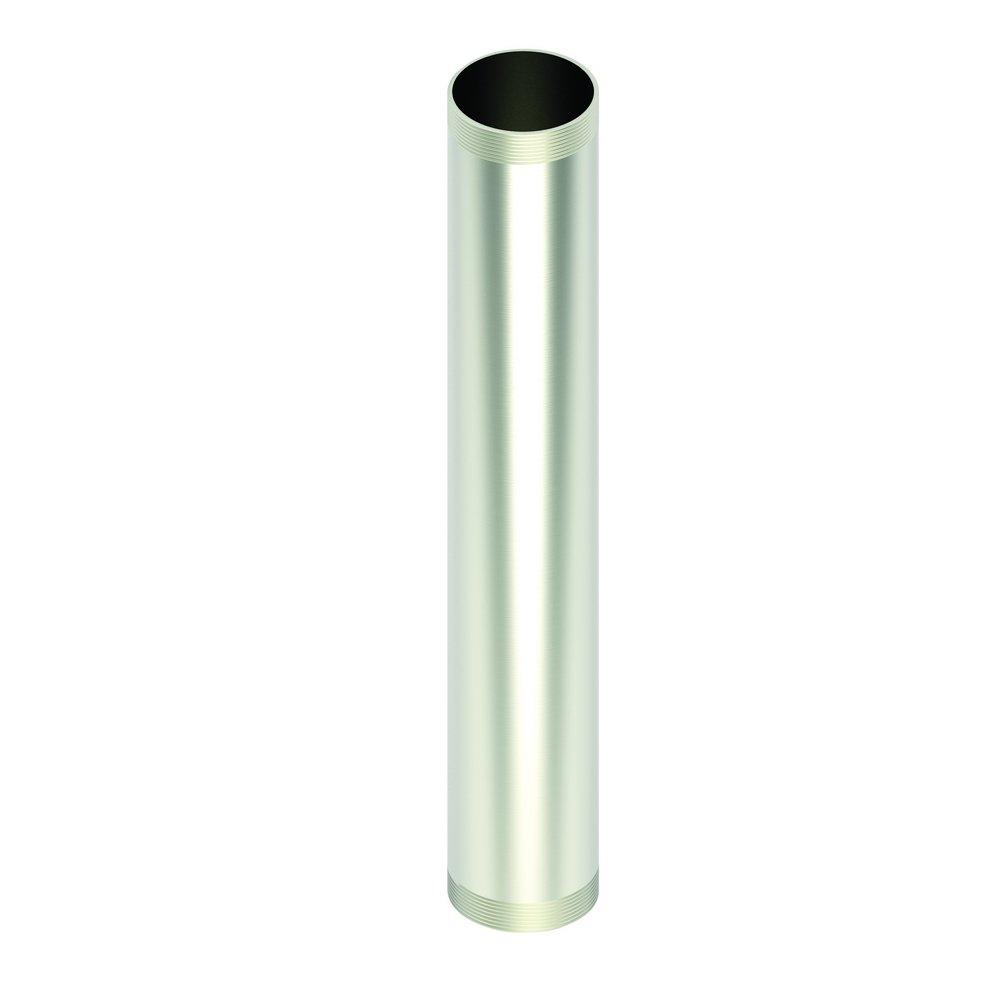 Brasstech Satin Nickel - PVD 8 in. Threaded Lavatory Drain Tailpiece in Satin Nickel - PVD 