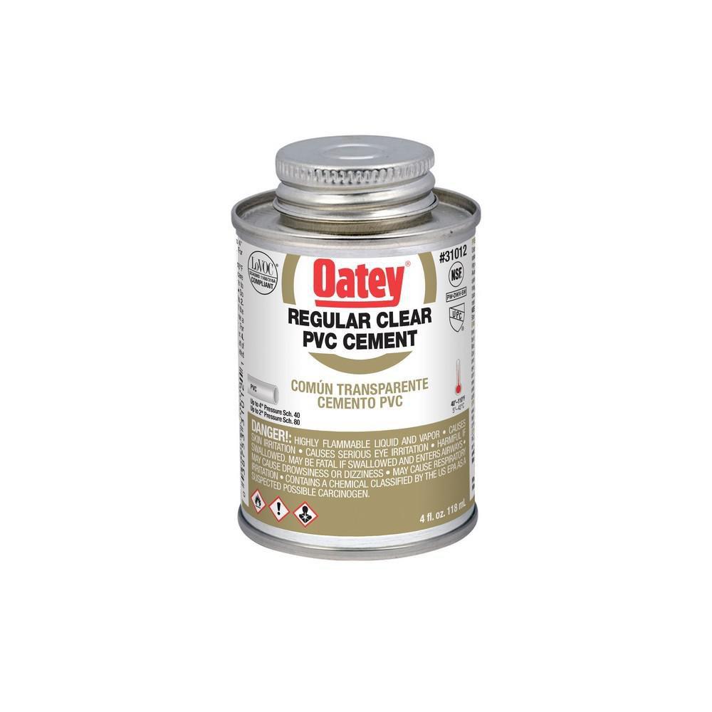Oatey&reg; Clear Regular Set Plastic Clear Pipe Cement 