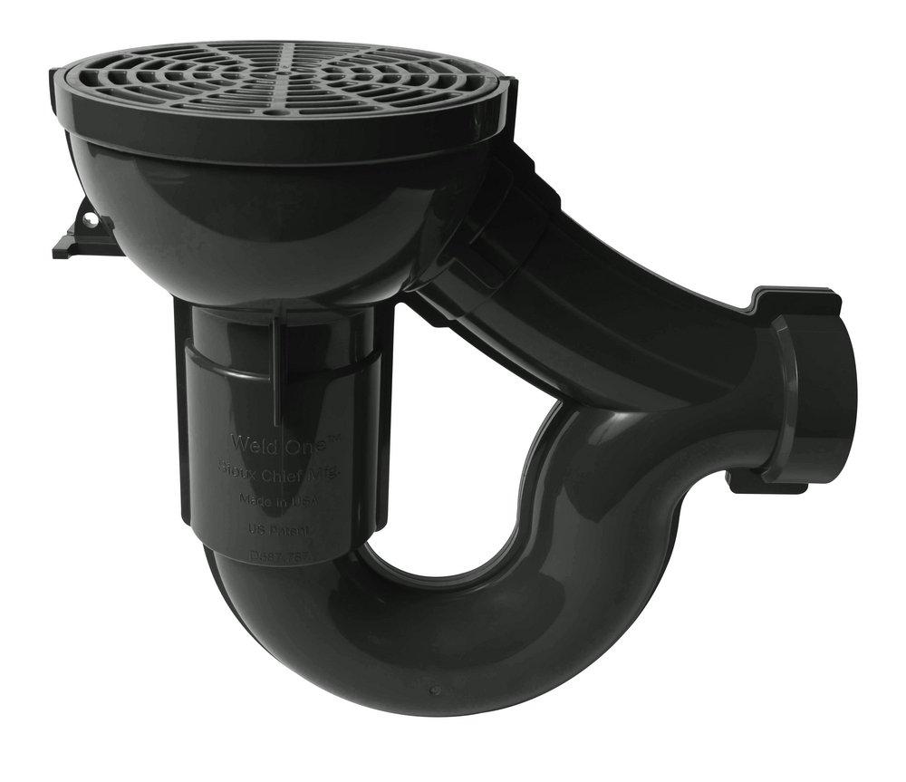 Sioux Chief 2 in. Threaded Plastic Floor Drain 