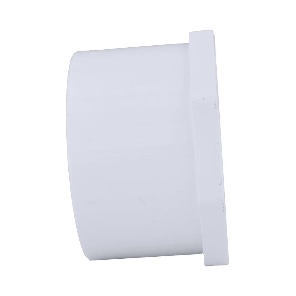 White PVC Schedule 40 Female Bushing 