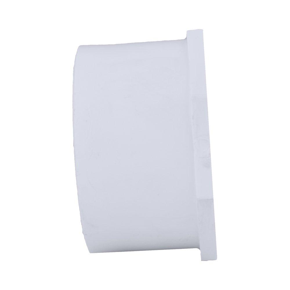 White PVC Schedule 40 Female Bushing 