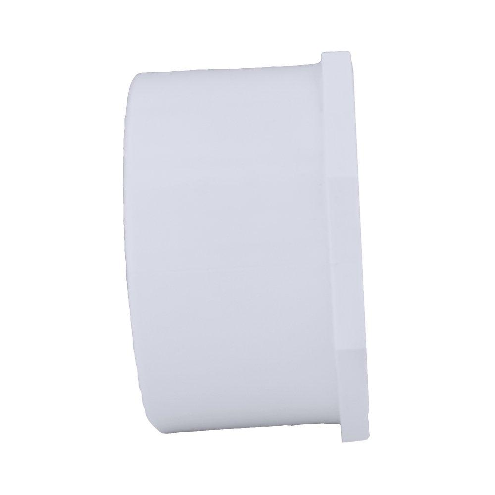 White PVC Schedule 40 Female Bushing 