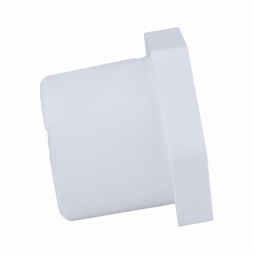 White PVC Schedule 40 Female Bushing 