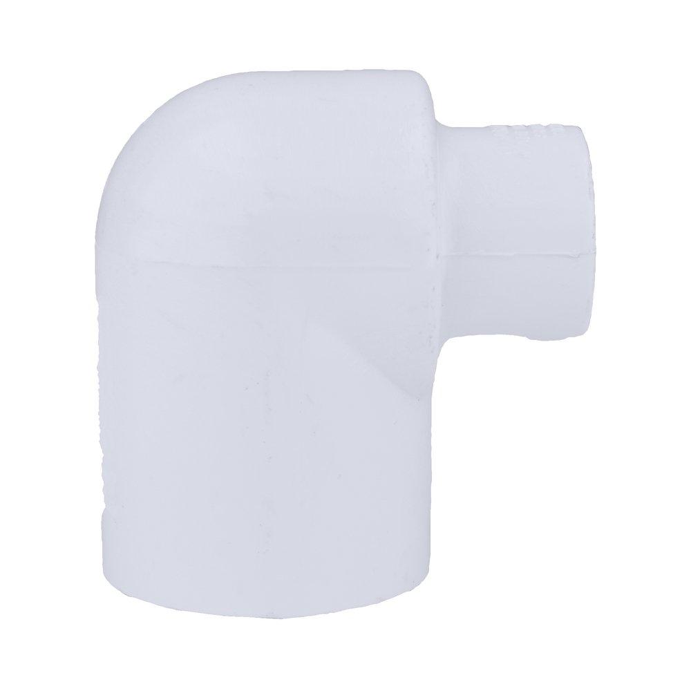 White PVC Schedule 40 90&deg; Socket x FPT Elbow 