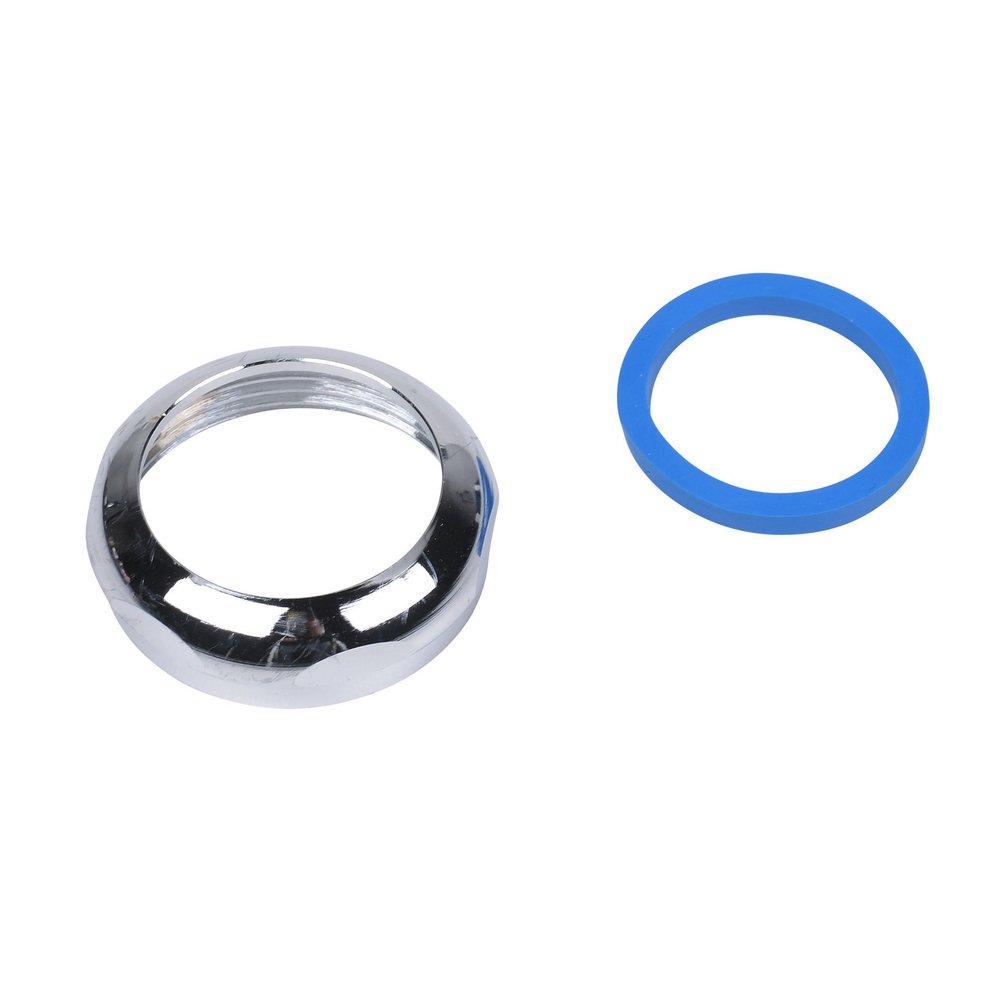 Dearborn Chrome Plated Brass Slip Nut with Washer in Chrome-Plated 