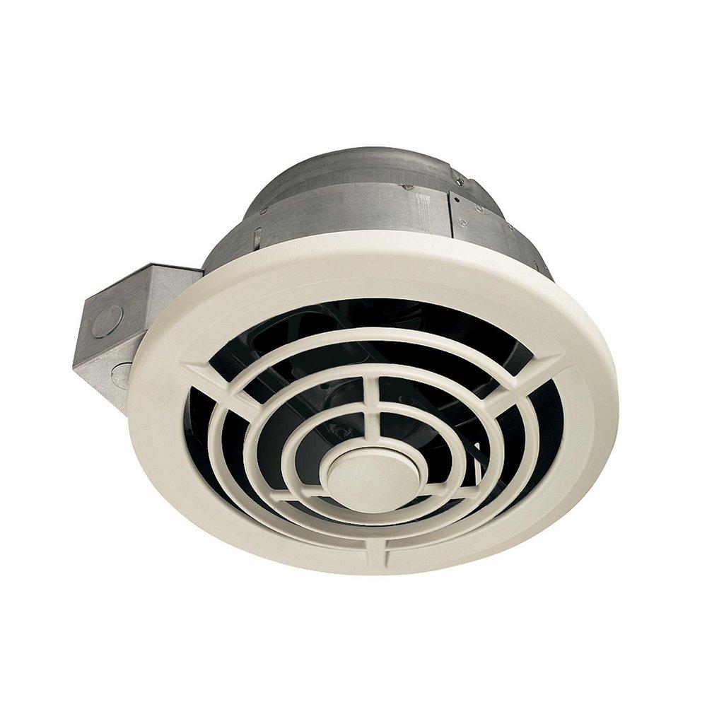 Broan White Bathroom Exhaust Fan in White 