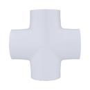 White PVC Schedule 40 Cross Tee 