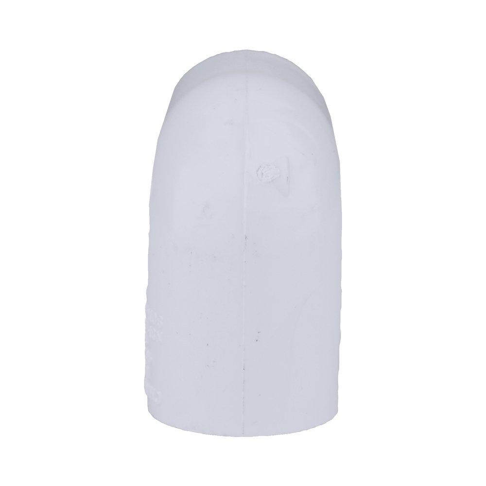 White PVC Schedule 40 90&deg; Female Threaded Elbow 