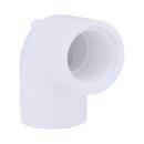 White PVC Schedule 40 90&deg; Female Threaded Elbow 
