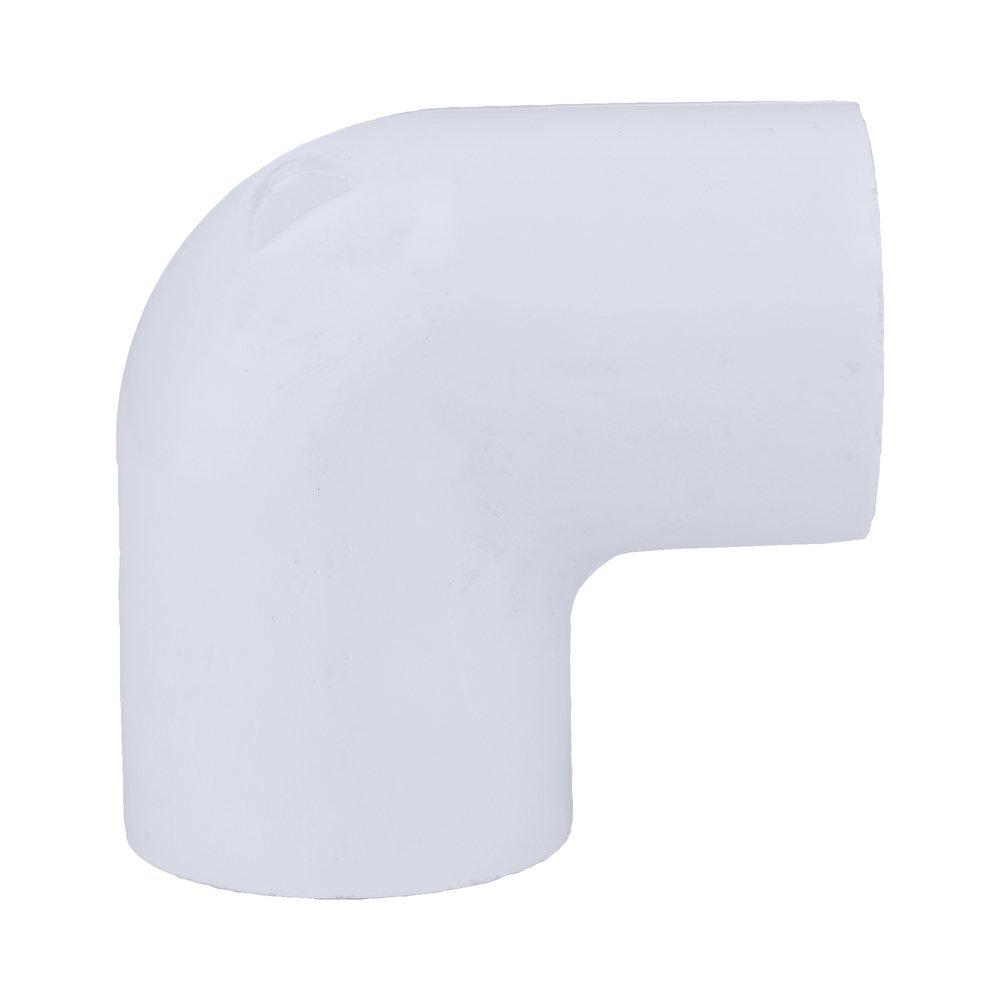 White PVC Schedule 40 90&deg; Female Threaded Elbow 