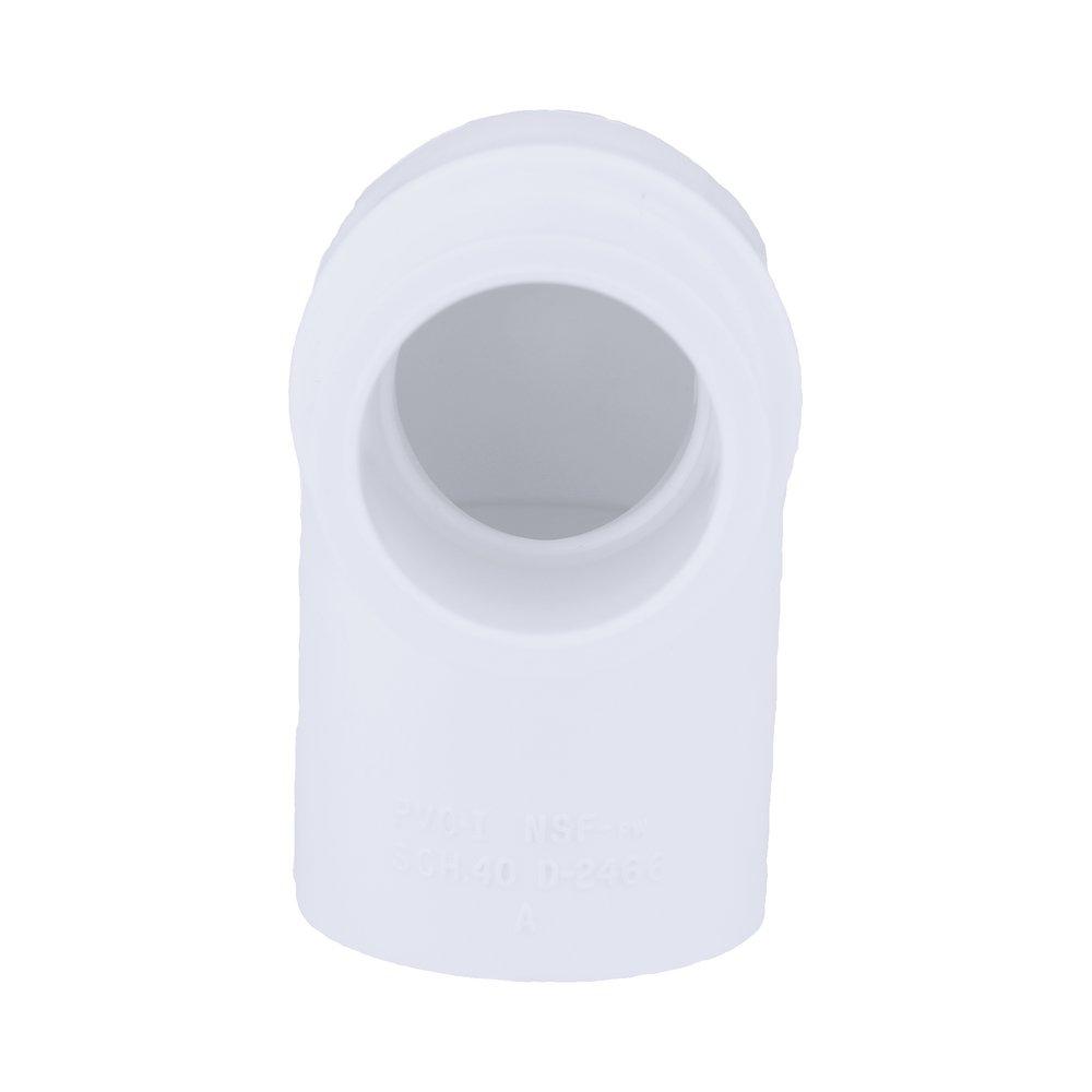 White PVC Schedule 40 90&deg; Elbow 
