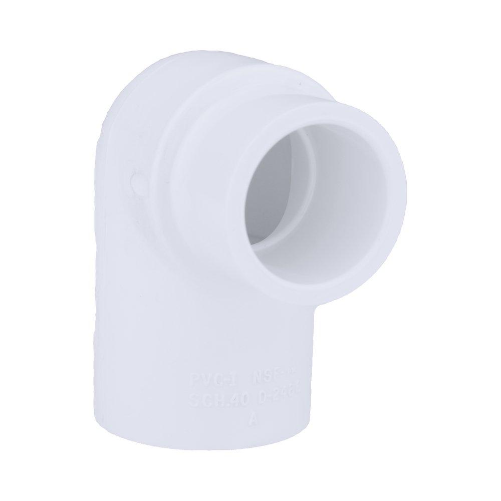 White PVC Schedule 40 90&deg; Elbow 