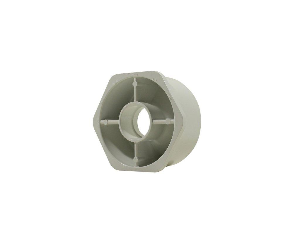 White PVC Schedule 40 Bushing 