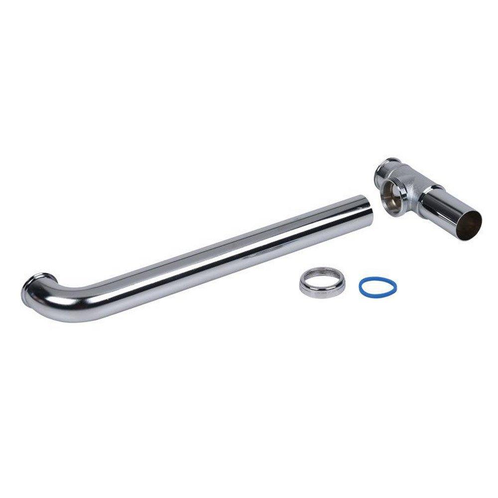 Dearborn Polished Chrome 20 ga Flanged Outlet Waste in Polished Chrome 