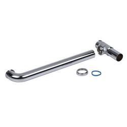 16 in. 20 ga Flanged Outlet Waste in Polished Chrome