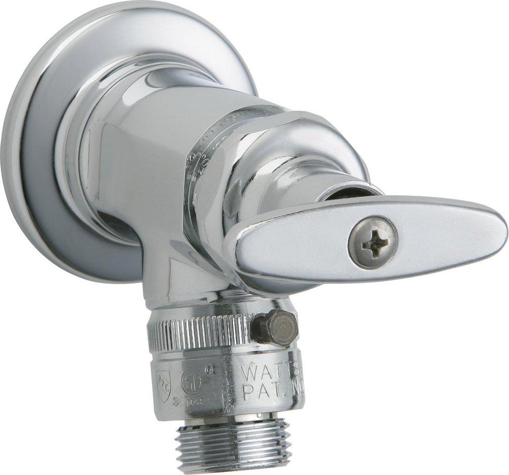 Chicago Faucets Polished Chrome Single Hose Faucet 