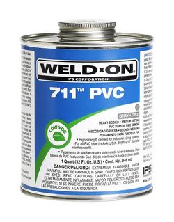32 oz. Medium Set PVC Grey Pipe Cement