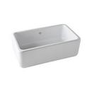 Shaws White 30 x 18 in. Fireclay Single Bowl Farmhouse Kitchen Sink 