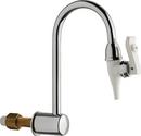 Chicago Faucets Polished Chrome Wall Mount Tygon Lined Pure Water Fitting Faucet 
