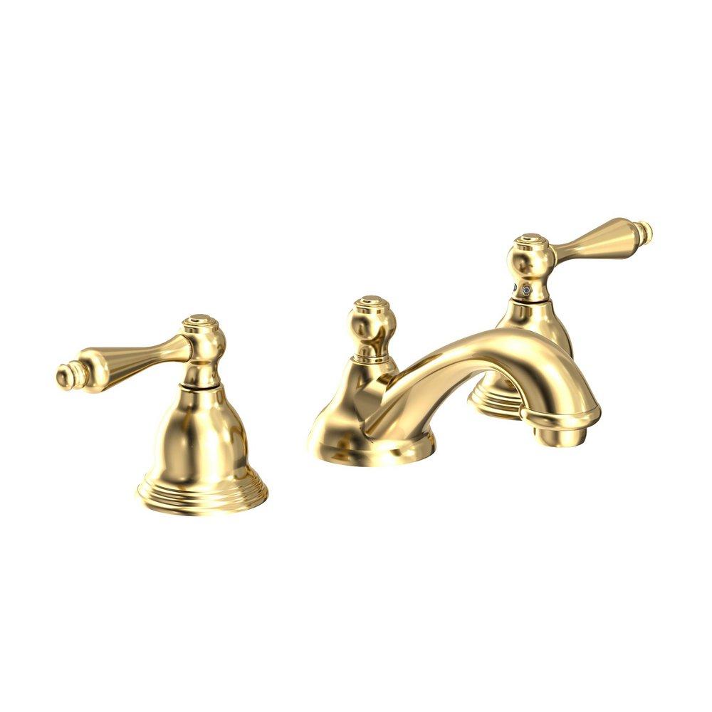 Newport Brass Forever Brass - PVD Two Handle Widespread Bathroom Sink Faucet Lever Handle 