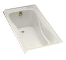 KOHLER Biscuit 60 x 32 in. Soaker Drop-In Bathtub with Left Drain 