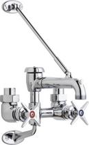 Chicago Faucets Polished Chrome 2-Hole Hot and Cold Water Sink Faucet with 8-5/8 in. Spout Reach 