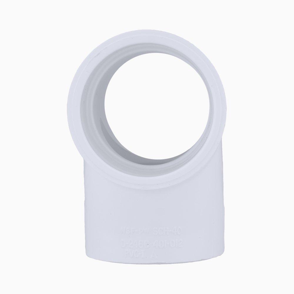 White PVC Schedule 40 Tee 