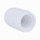 White PVC Schedule 40 Threaded Coupling 
